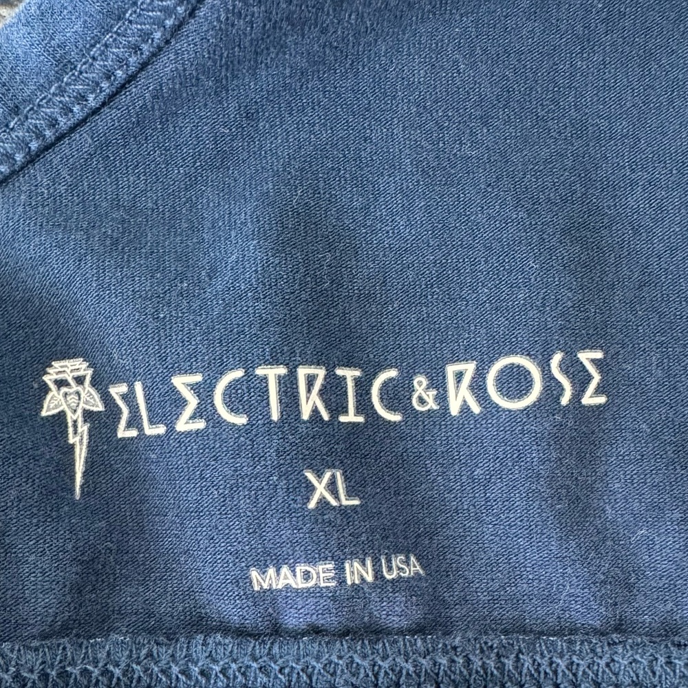 ELECTRIC AND ROSE SPORTS BRA - SUNBLEACH INDIGO BLUE NWT - Picture 8 of 8